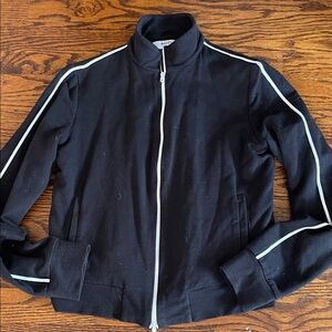 Bailey 44 Black Jacket with White Accents